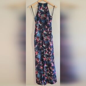 Bebe‎ dark floral jumpsuit